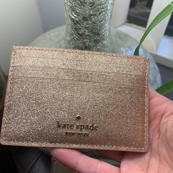 kate spade Accessories - Authentic Kate Spade smooth glitter leather card